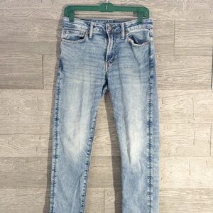 American Eagle Outfitters Light Wash Straight Jeans